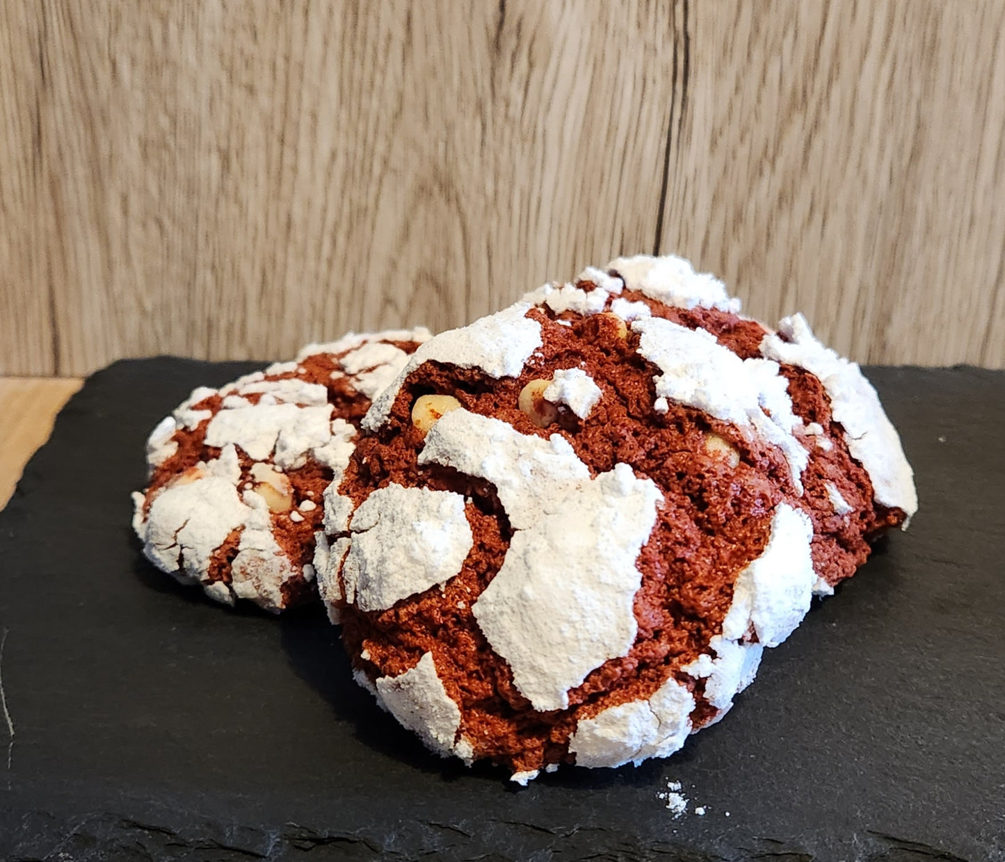 Red velvet Crinkle cookies (250 gr)