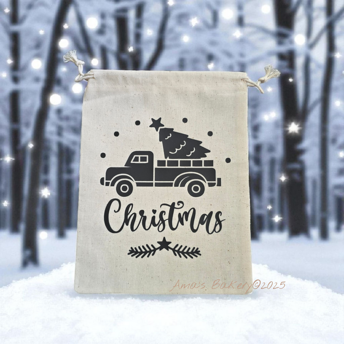 Kerstzakjes met choco chip koekjes