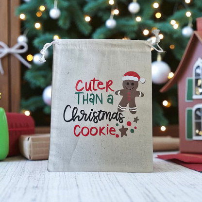 Kerstzakjes met choco chip koekjes