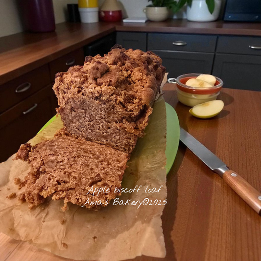 Apple biscoff loaf