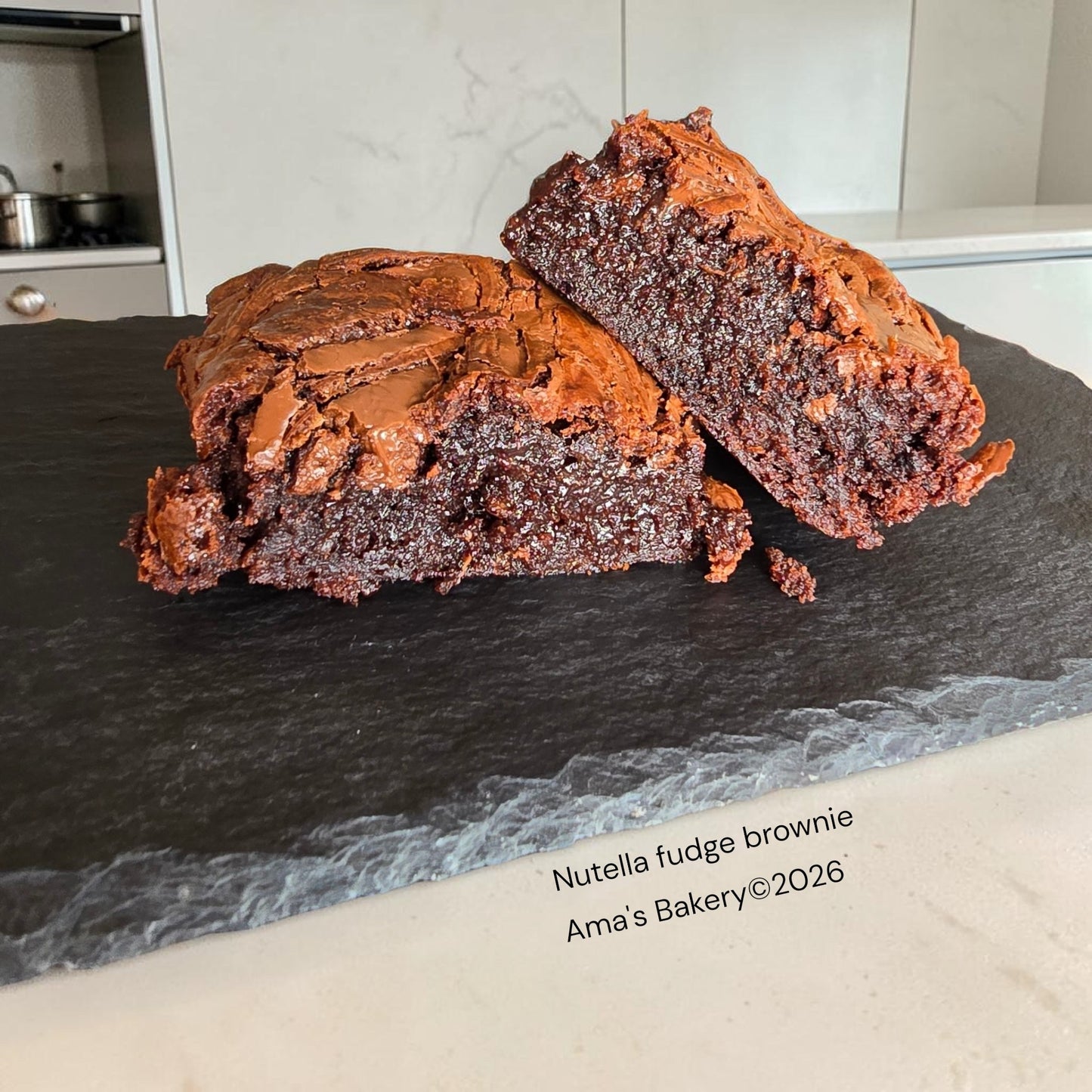 Nutella fudge brownie