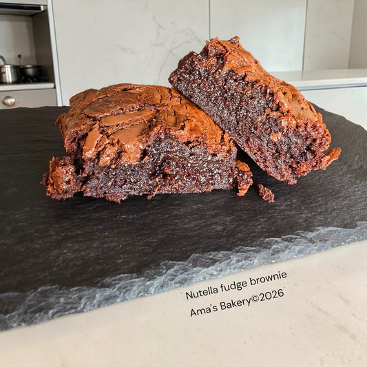 Nutella fudge brownie