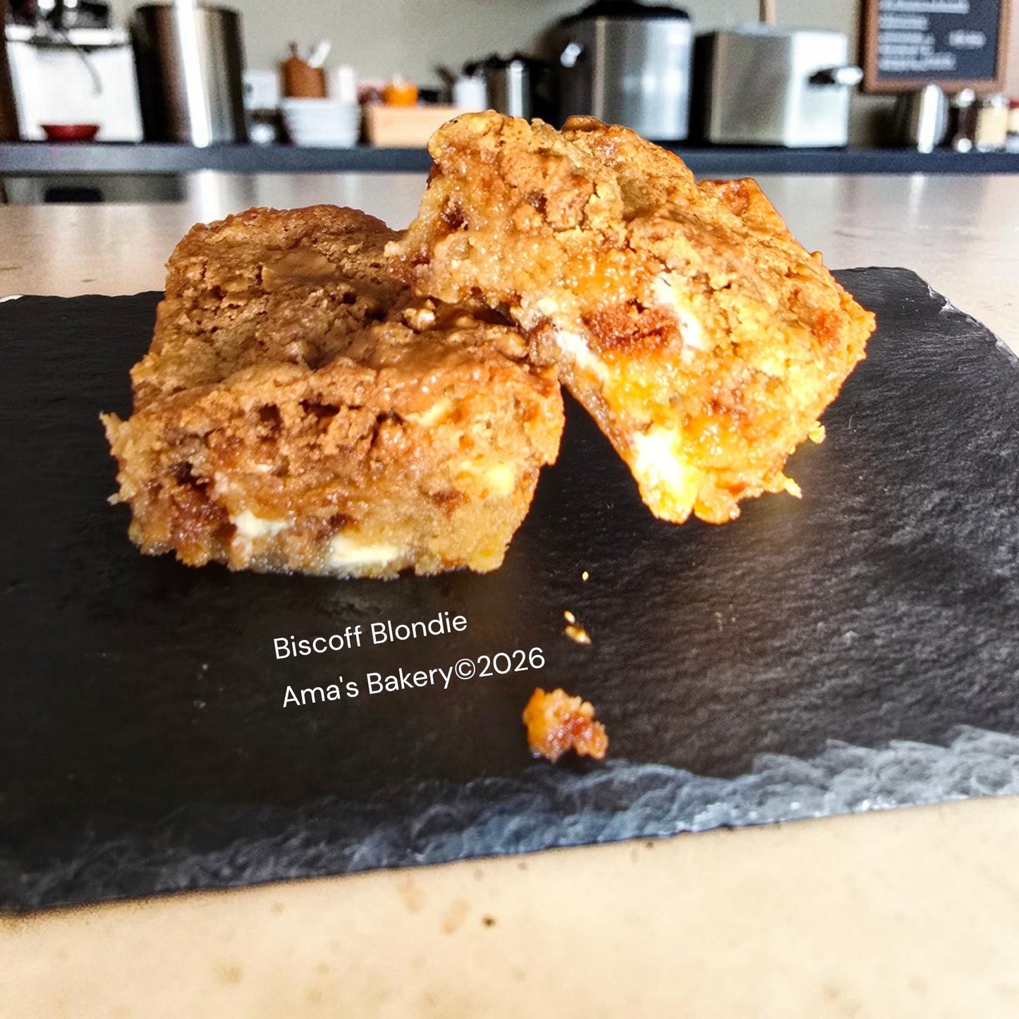 Biscoff Blondies
