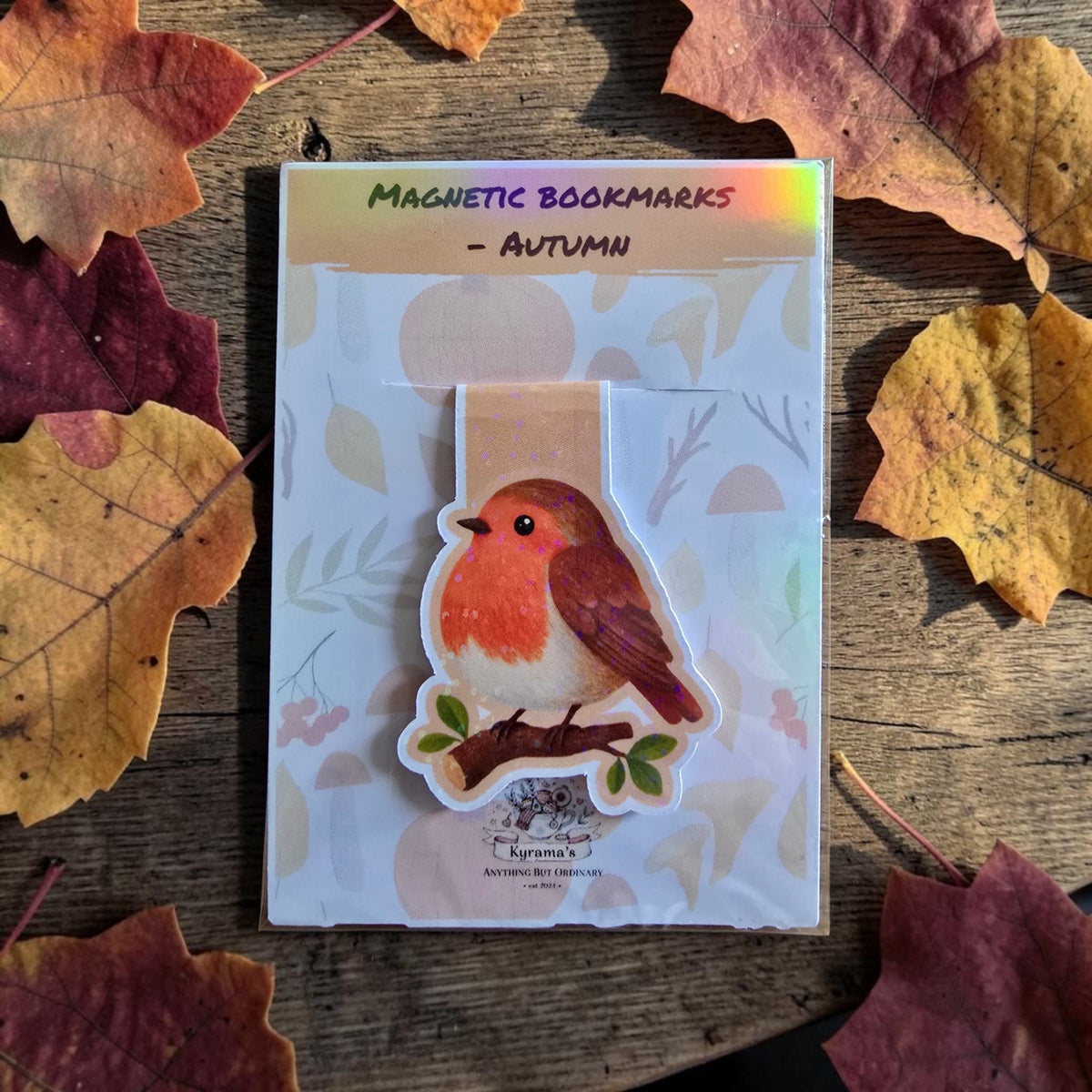 Magnetische boekenlegger - autumn